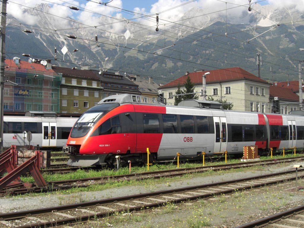 4024 006-1 am 19. September 2007 im Innsbrucker Bahnhof.