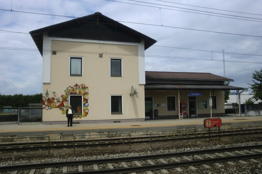 Bahnhof  Gunskirchen  am 20. Juni 2012.