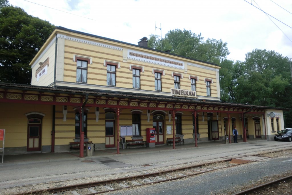 Der Bahnhof von Timmelkam, aufgenommen am 20. Juni 2011.