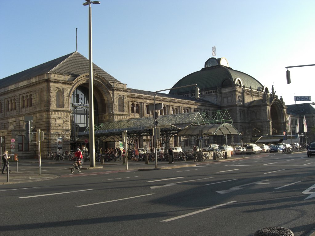Der Hauptbahnhof von Nrnberg am 21. August 2010.
