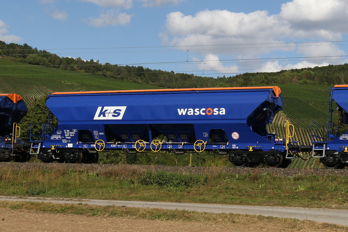 0659 249 (Tanpps) von  WASCOSA  im Einsatz fr  K&S  am 2. September 2019 bei Thngersheim.