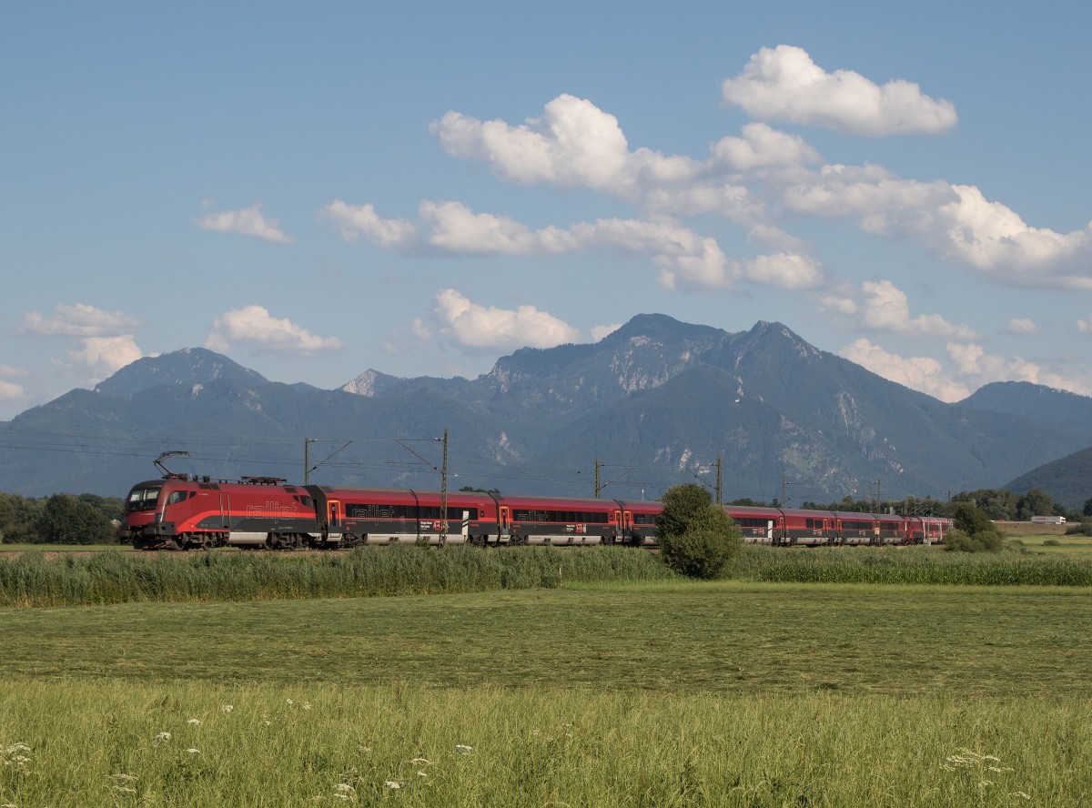 1116 206-2 am 21. Juli 2015 aus Salzburg kommend bei Weisham.