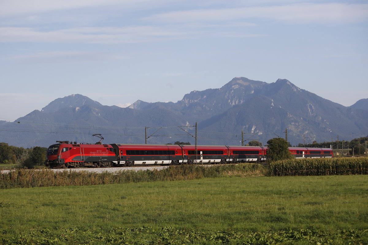 1116 233 aus Salzburg kommend am 10. September 2018 bei Bernau.