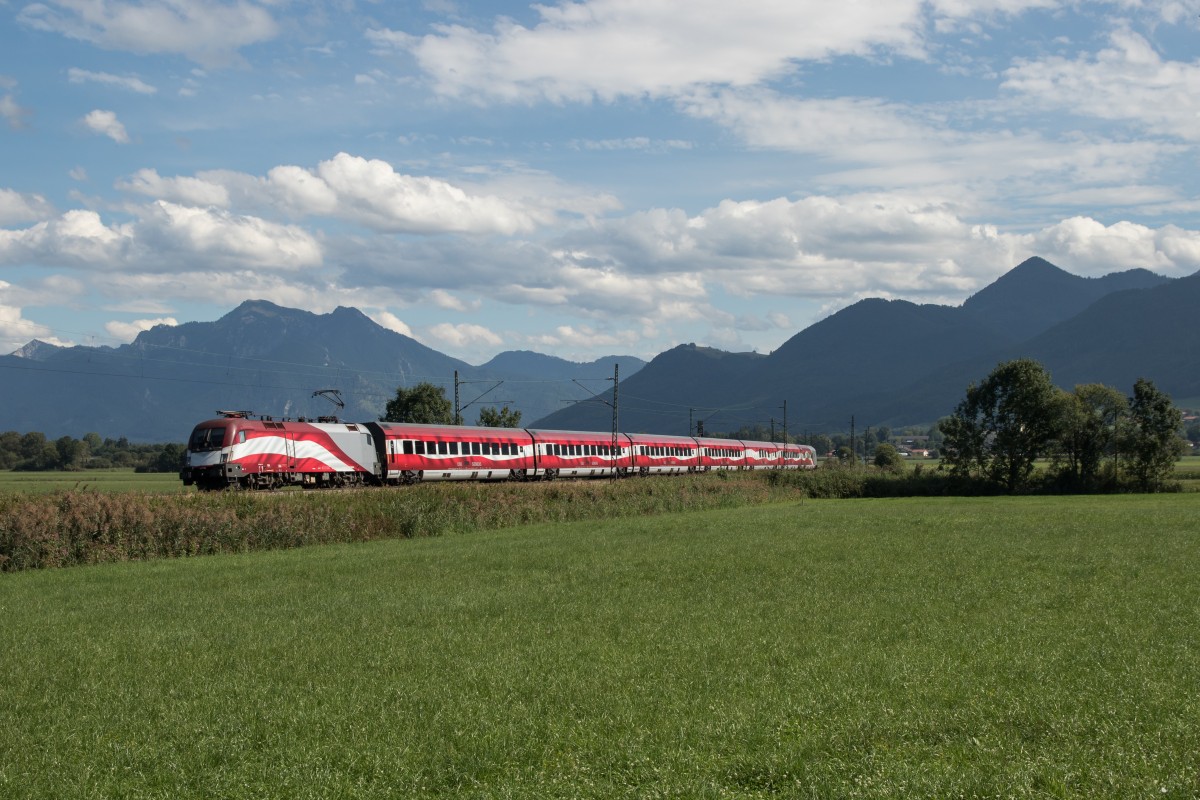 1116 249 aus Salzburg kommend am 24. August 2015 bei Weisham.