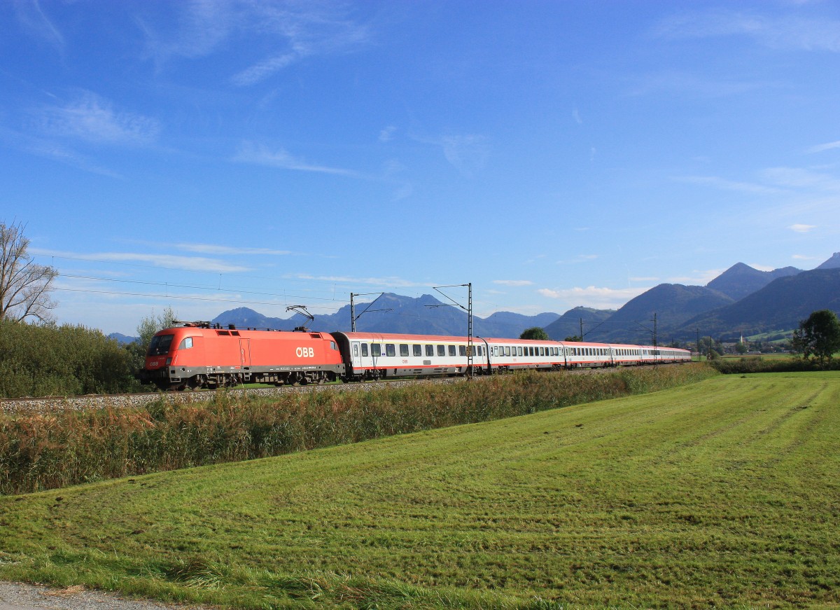 1116 274-2 aus Salzburg kommend am 10. Oktober 2014 bei Weisham.