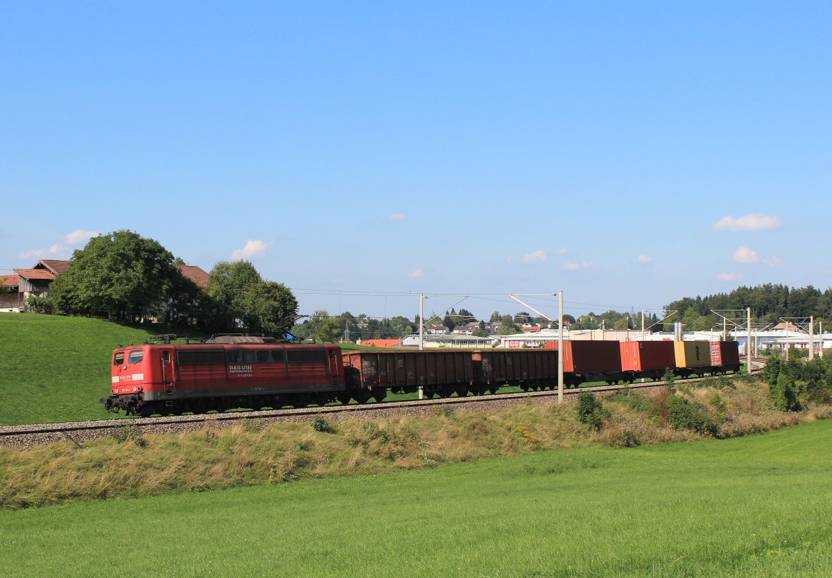 151 135-1 diesmal am 30. August 2013 bei Traunstein.