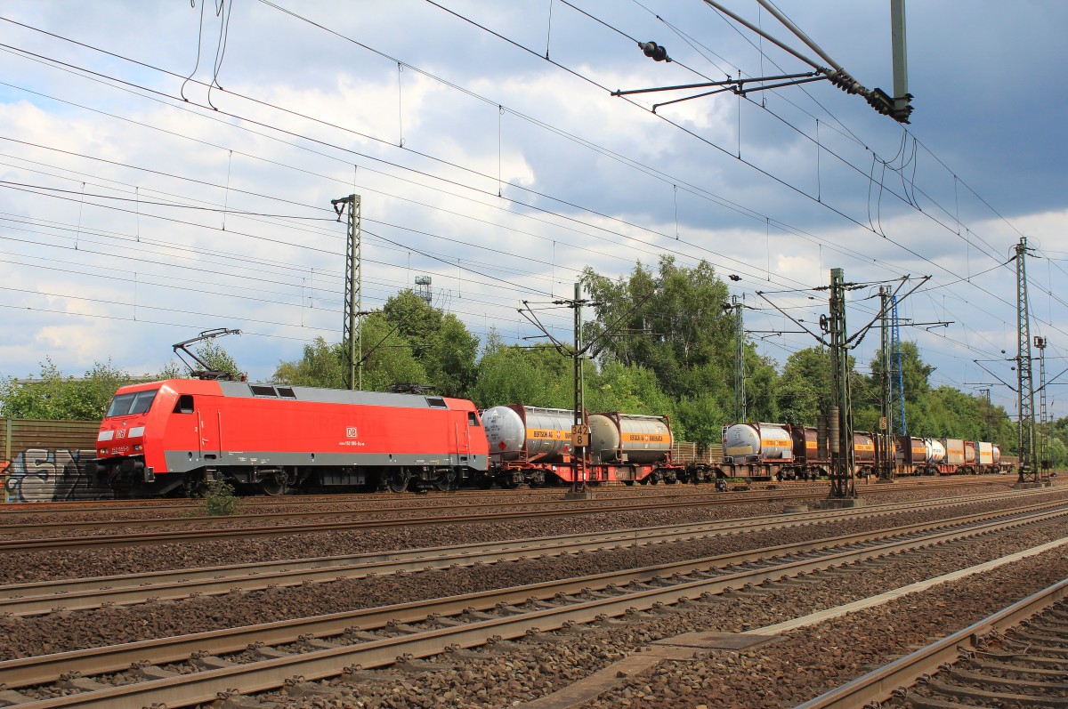 152 055-0 in Hamburg-Harburg am 31. Juli 2013.