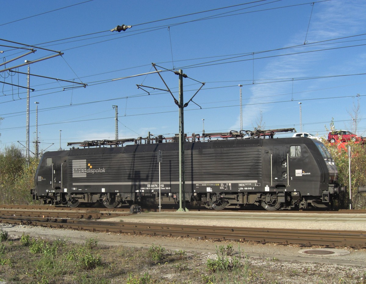 189 910-3 war am 1. November 2008 in Mnchen-Nord abgestellt.