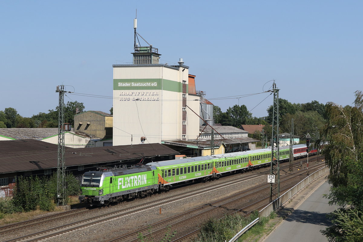 193 827 aus Hamburg kommend am 31. August 2019 bei Tostedt.