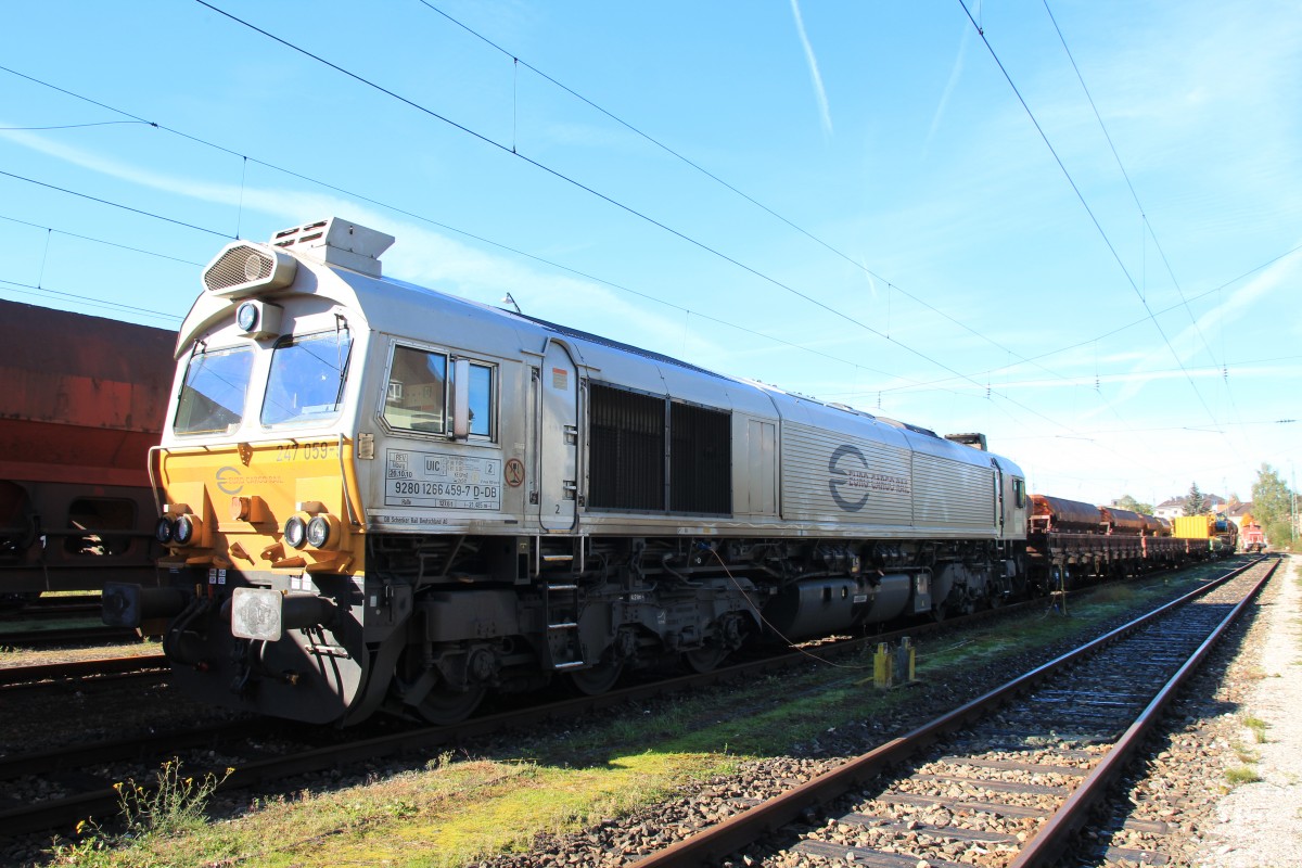 247 059-9 war am 19. Oktober 2013 in Freilassing abgestellt.