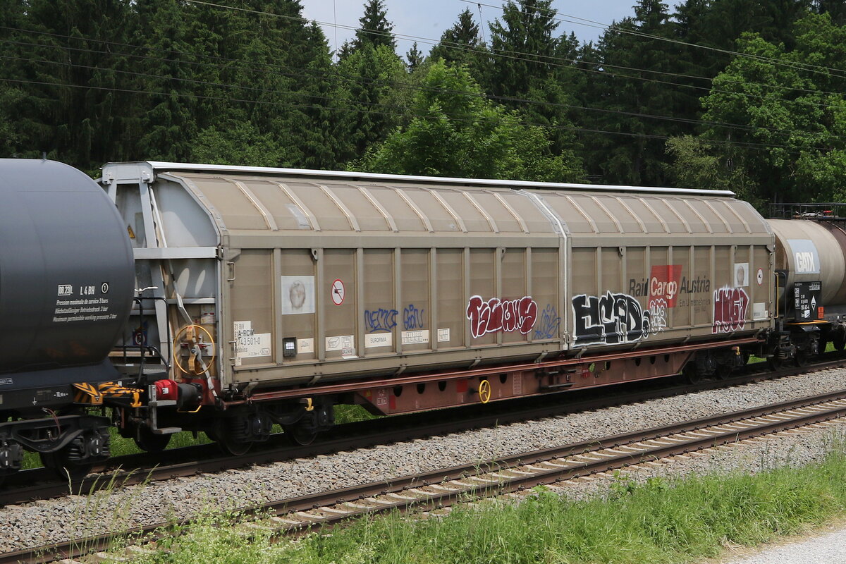 2743 501 (Habbiins) von  Rail Cargo Austria  am 10. Juni 2021 bei Grabensttt.