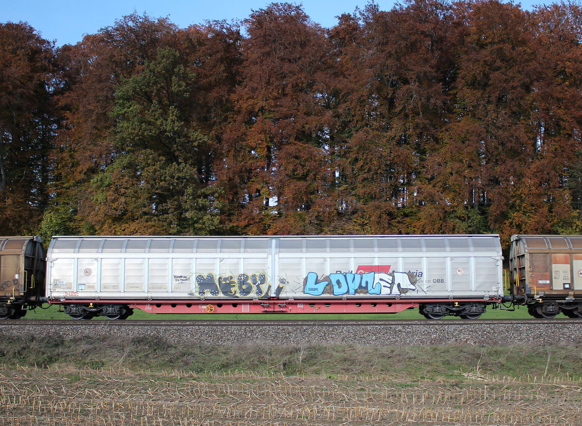 2893 032-4 (Habbiillns) von  Rail Cargo Austria  am 31. Oktober 2016 bei Traunstein.
