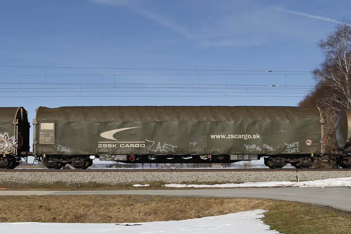 3552 150 (Rilns) von  ZSSK Cargo  am 16. Februar 2019 bei bersee.