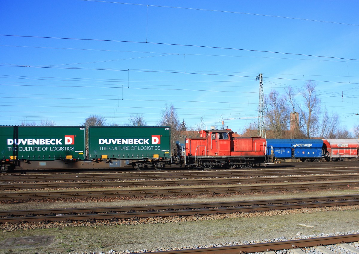 362 845-0 am 6. Februar 2014 im Bahnhof von Landshut.