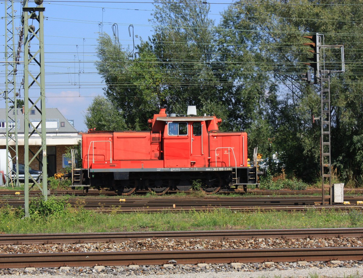 363 199-1 am 22. August 2013 in Landshut.