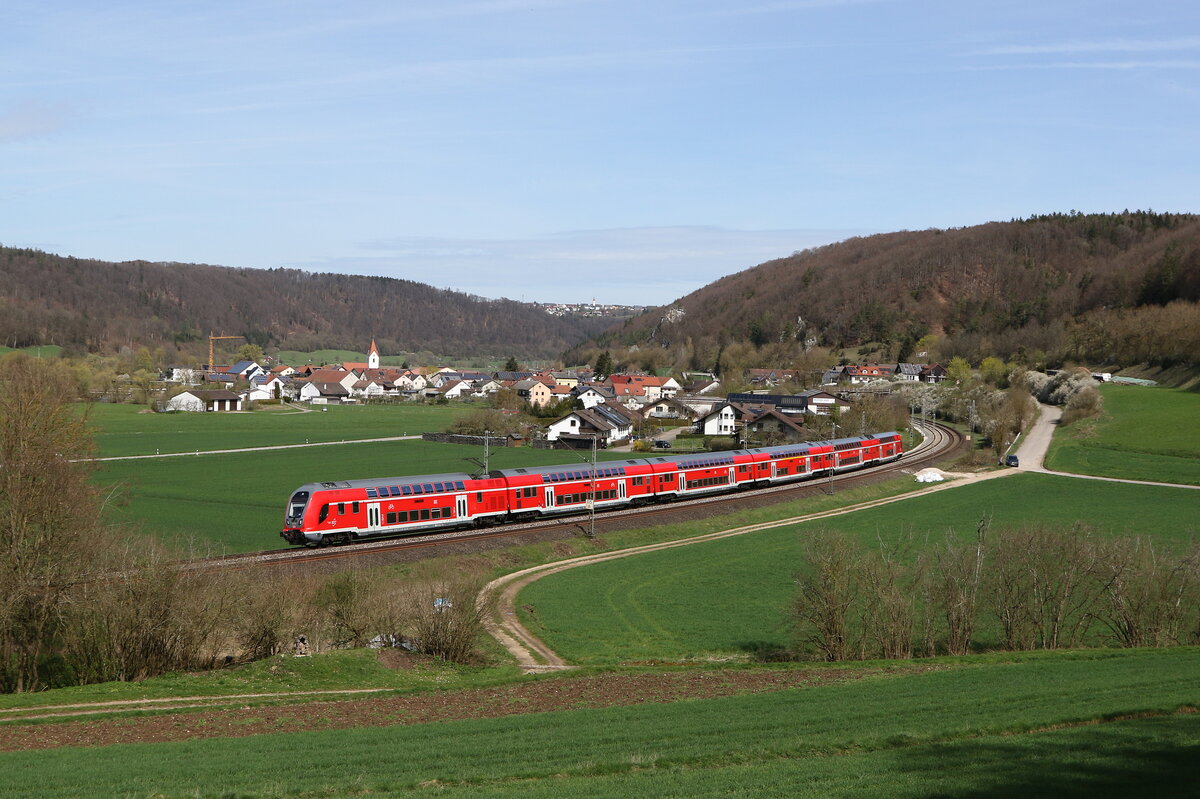 445 075 auf dem Weg nach Treuchtlingen  am 5. April 2024 bei Breitenfurt.