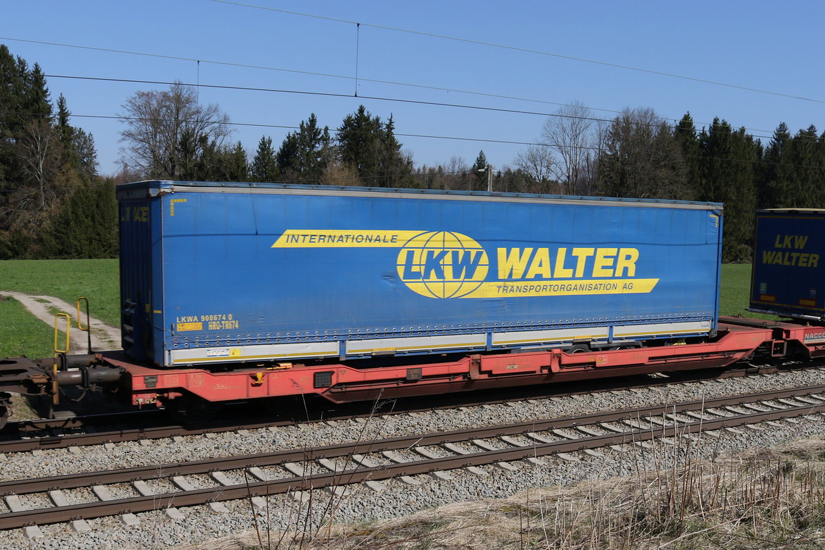 4856 043 (Sdggmrss) mit einem  Walter-Auflieger  am 19. Mrz 2020 bei Grabensttt im Chiemgau.