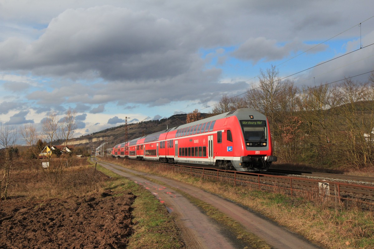 Bei Thngersheim im Maintal am 21. Februar 2014.