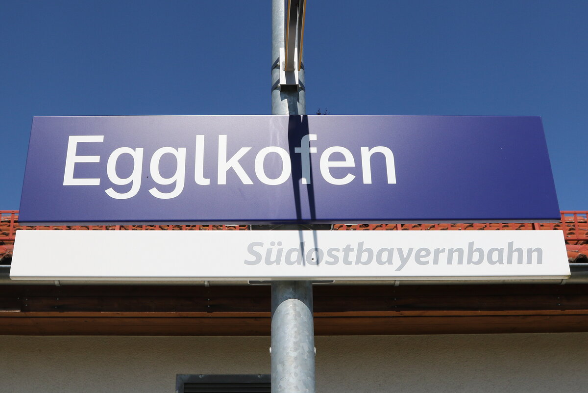  Egglkofen  an der Strecke Mhldorf-Landshut am 3. September 2021.