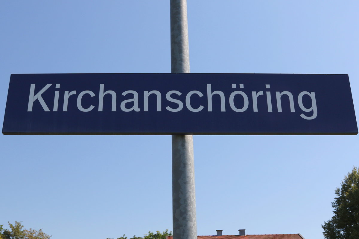 Kirchanschring an der Strecke Freilassing-Mhldorf.