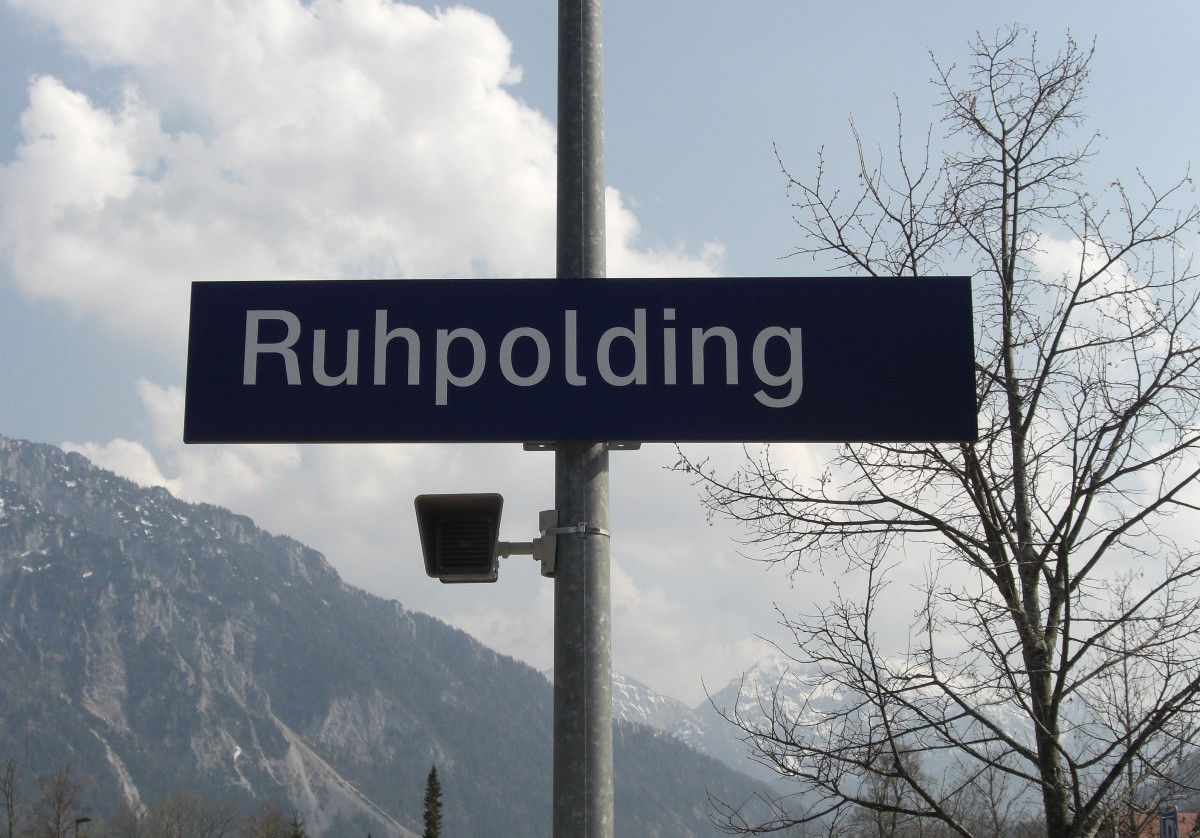 Ruhpolding ist Endstation des Nebenbahn von Traunstein.