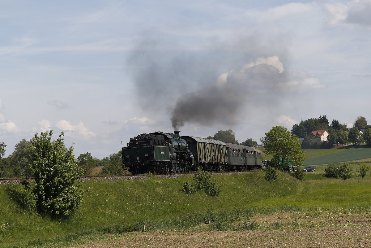 S 3/6 3673 auf dem Weg nach Nrdlingen am 1. Juni 2019 bi Oettingen.
