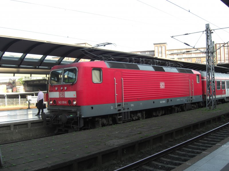 143 261-6 in Hamburg -Altona am 26. August 2007.
