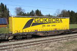 container-tragwagen/689946/4961-555-sggmrss-am-21-februar 4961 555 (Sggmrss) am 21. Februar 2020 bei Grabensttt.