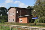 Der Bahnhof von  Katharinenheerd  in Schleswig-Holstein am 29.