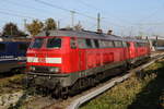 218 419 & 218 418 waren am 19. Oktober 2020 in Lindau abgestellt.