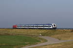 Regionalzug von Westerland kommend mit schiebender 245 xxx am 28.
