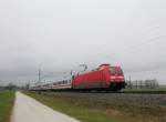 BR 101/445722/101-021-4-am-4-april-2015 101 021-4 am 4. April 2015 bei bersee am Chiemsee.
