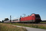 BR 101/512511/101-099-0-war-mit-dem-ic 101 099-0 war mit dem 'IC Knigssee' am 7. August 2016 bei bersee in Richtung Freilassing unterwegs.
