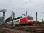 BR 101/519116/101-120-4-kurz-nach-dem-ueberfahren 101 120-4 kurz nach dem berfahren der 'Sderelbbrcken' in Hamburg-Wilhelmsburg am 2.September 2016.