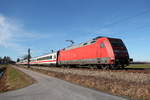 BR 101/531290/101-092-5-auf-dem-weg-nach 101 092-5 auf dem Weg nach Salzburg. Aufgenommen am 10. Dezember 2016 bei bersee am Chiemsee.