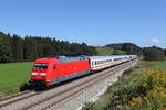 BR 101/712396/101-057-aus-salzburg-kommend-am 101 057 aus Salzburg kommend am 9. September 2020 bei Grabensttt im Chiemgau.
