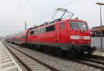 BR 111/383881/11-031-1-am-3-maerz-2012 11 031-1 am 3. Mrz 2012 im Bahnhof von Bernau am Chiemsee.