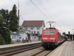 BR 111/394787/111-204-4-war-am-27-august 111 204-4 war am 27. August 2013 mit einem Regionalzug von Salzburg nach München unterwegs. Das Bild entstand im Bahnhof von Prien am Chiemsee.
