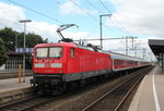 112 141-7 am 30. August 2016 im Bahnhof von Neumnster.