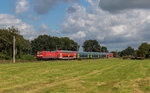 BR 112/521813/112-178-9-mit-einem-regionalzug-am 112 178-9 mit einem Regionalzug am 30. August 2016 bei Wulfsmoor.