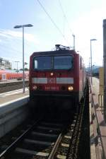 143 168-3 stand am 25. August 2011 im Bahnhof von Koblenz.