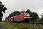 BR 143/572150/143-645-0-mit-einem-autozug-am 143 645-0 mit einem Autozug am 11. August 2017 bei Drverden.