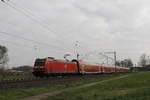 br-146-2/652139/146-125-war-am-28-maerz 146 125 war am 28. Mrz 2019 bei Bremen-Mahnorf mit einem Regionalzug nach Bremerhaven unterwegs.