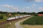 br-146-2/704962/146-569-war-am-25-juni 146 569 war am 25. Juni 2020 bei Langwedel mit einem IC in Richtung Bremen unterwegs.