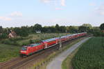 146 106 mit einem Regionalzug auf dem Weg nach Bremen am 25. Juni 2020 bei Langwedel.