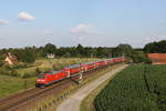 146 125 auf dem Weg nach Bremerhaven. Aufgenommen am 25. Juni 2020 bei Langwedel/Niedersachsen.