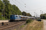 BR 151/521149/151-118-7-mit-einem-autozug-am 151 118-7 mit einem Autozug am 27. August 2016 in Langwedel.