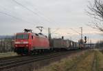BR 152/412591/152-023-8-aus-wuerzburg-kommend-am 152 023-8 aus Wrzburg kommend am 20. Februar 2014 in Thngersheim.
