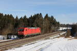 BR 185/765085/185-216-aus-freilassing-kommend-am 185 216 aus Freilassing kommend am 27. Januar 2022 bei Grabensttt.