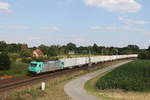 185 618 von  MKB  war am 26. Juni 2020 bei Langwedel in Richtung Bremen unterwegs.